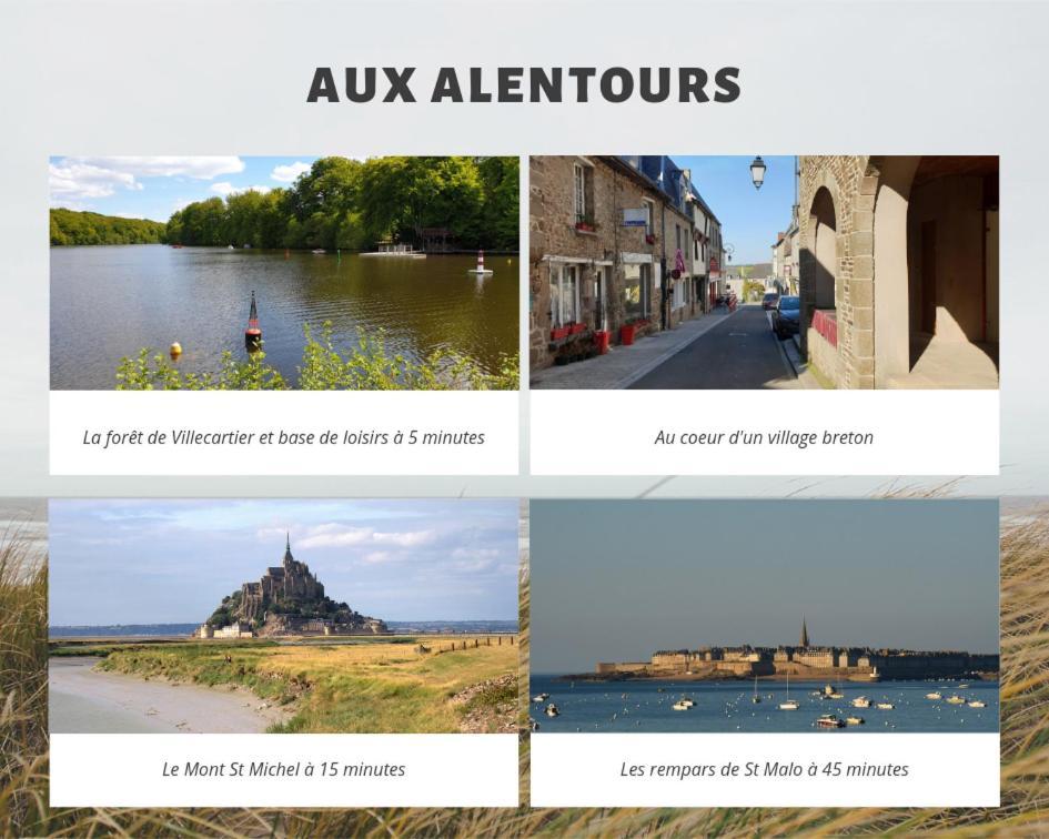 Cosy Er Lann Chambres D'Hotes Val-Couesnon Екстер'єр фото